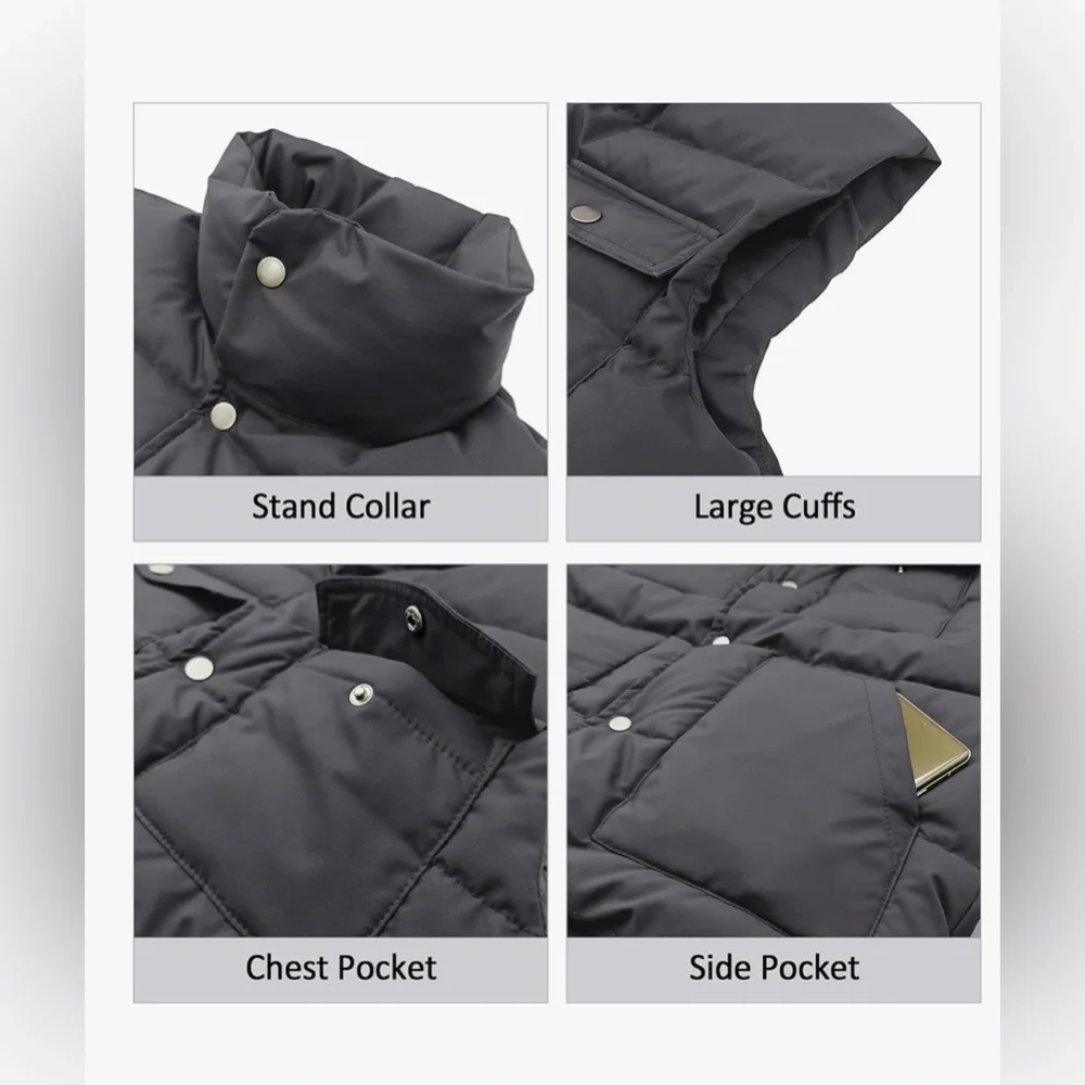 𝓜𝓮𝓷'𝓢 𝓒𝓱𝓪𝓻𝓬𝓸𝓪𝓛 𝓟𝓾𝓯𝓯𝓮𝓻 𝓥𝓮𝓢𝓽 - Picture 4 of 4